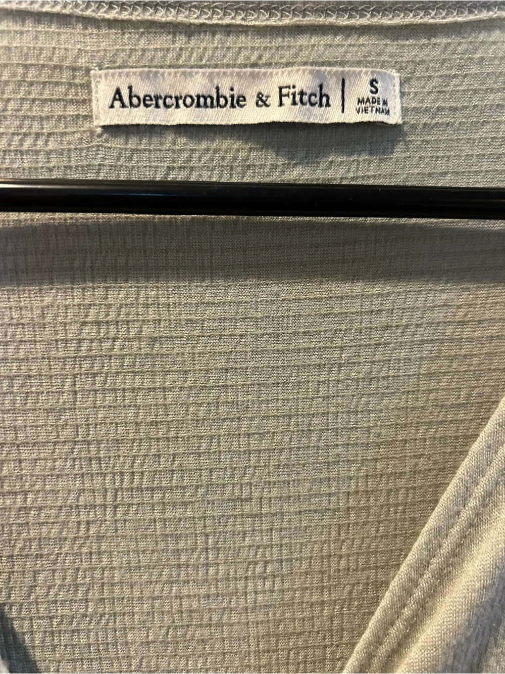 Abercrombie & Fitch Sage Tie-Front Smocked-Waist Blouse